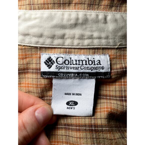Columbia XL Plaid Flannel Button-Up - Great Condition! - Picture 7 of 10